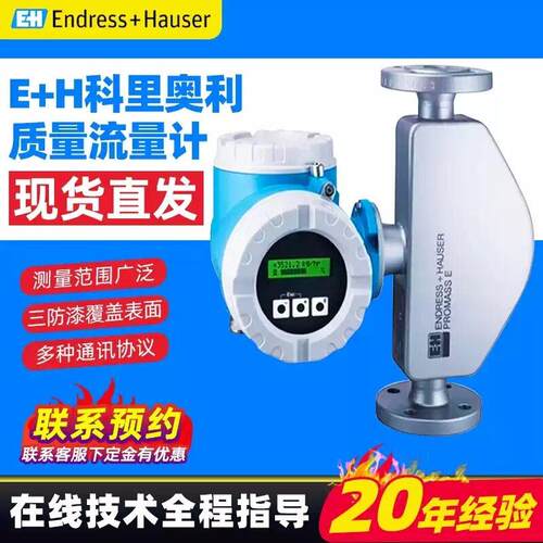 e+h质量流量计精度耐温防腐80F83F恩德斯豪斯80E83E抗冲击