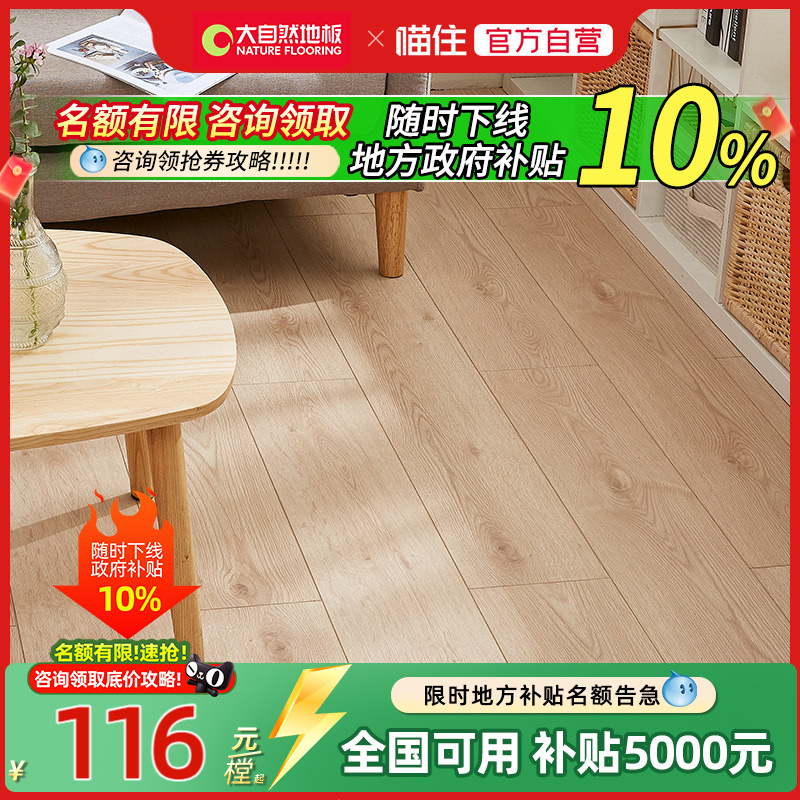 【国补15%】大自然地板强化复合地板E0家用木地板环保 悦享系列图片