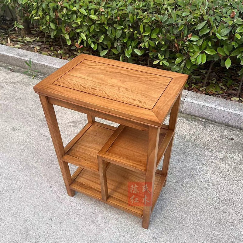 红木茶几原木g色边几茶边柜中式花梨木茶水架实木小茶桌置物架角