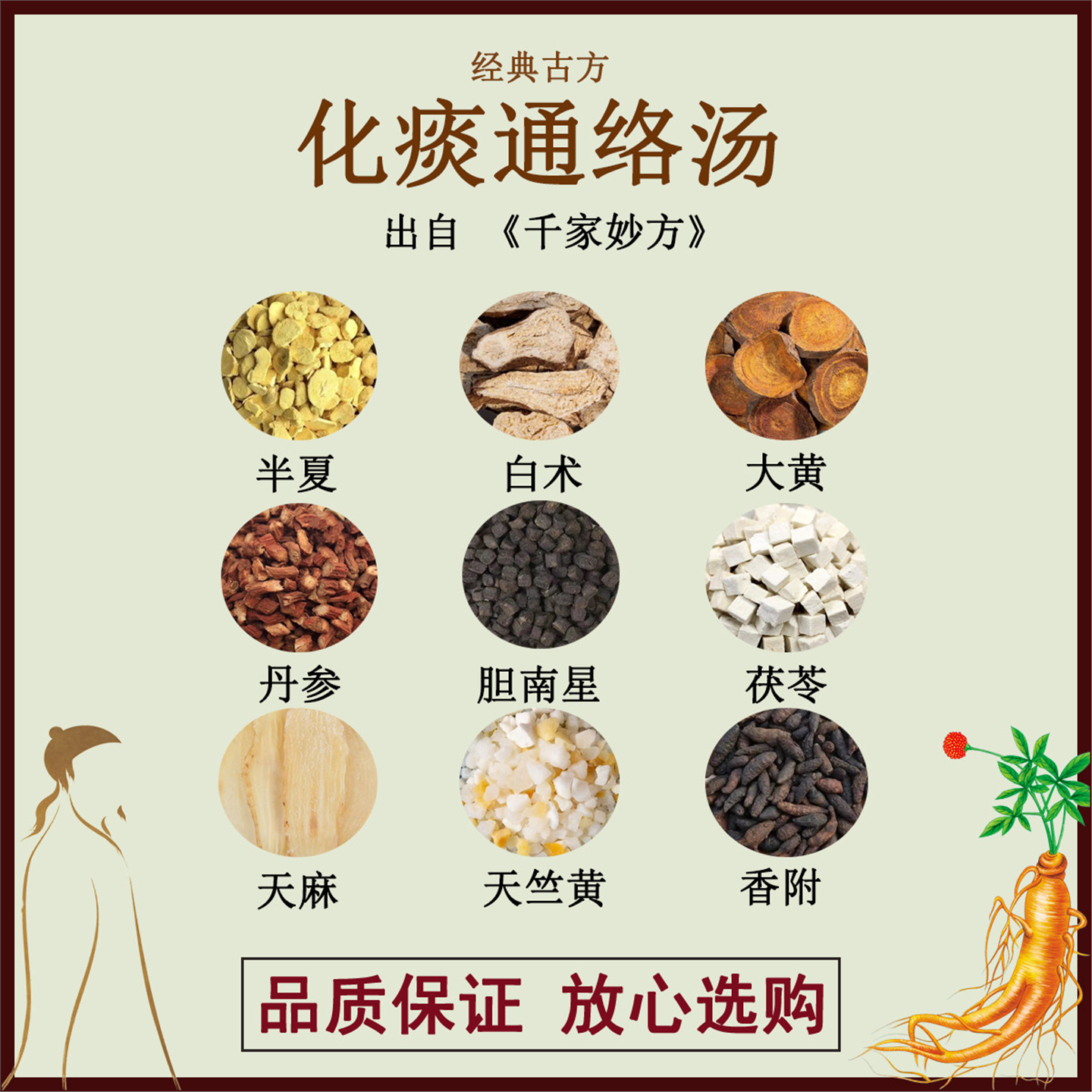 化痰通络汤半夏白术大黄丹