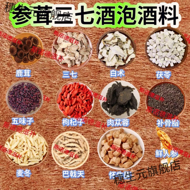 正品妙酒方李李三七泡酒料滋补