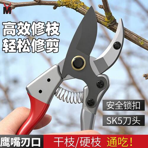 强力省力多功能进口钢修枝剪剪枝园林园艺粗枝果树修剪树枝剪刀
