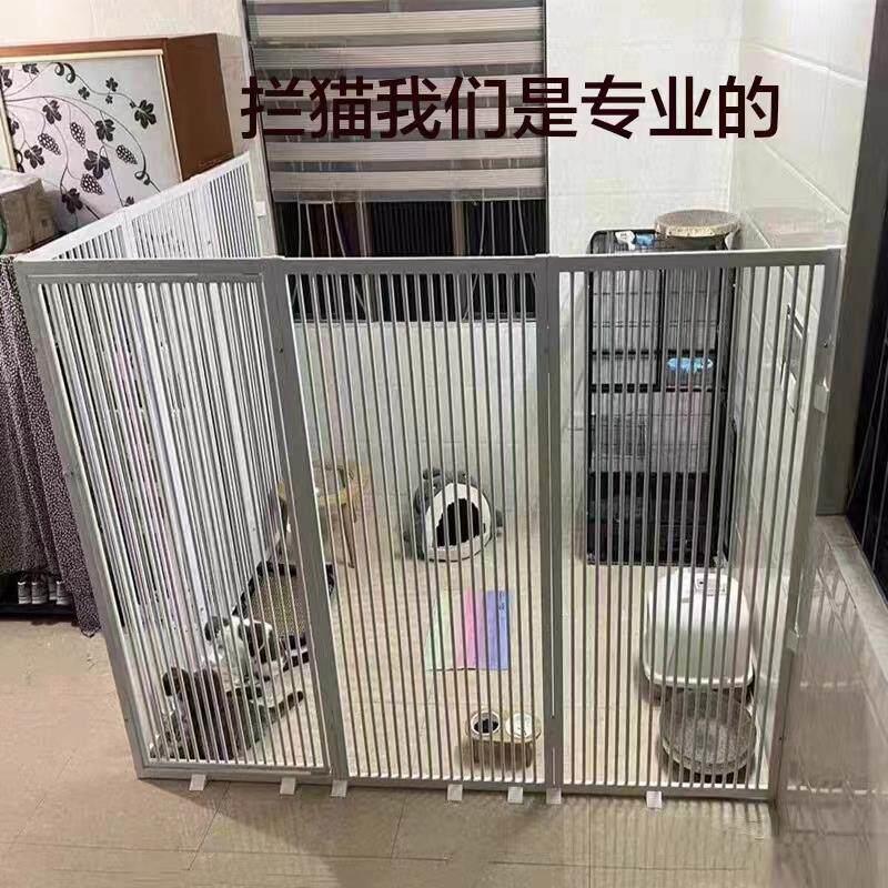 免打孔宠物围栏室内防猫门隔离门可调高度宠物栏杆适用多种空间宠