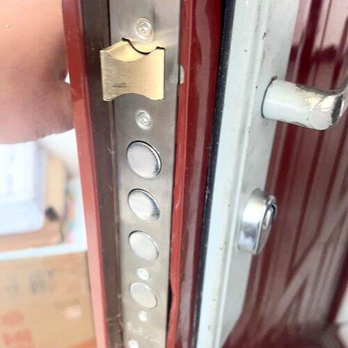 带钩无勾不锈钢防盗门安全门锁大门通用型防盗门锁体专用锁体