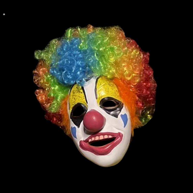 面具搞笑年会抖音网红同款游乐园搞笑小丑面罩直播不露脸遮脸头套