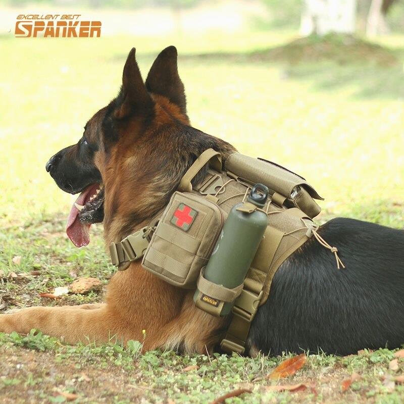 中大型犬狗狗战术背心大狗衣服牵引绳德牧狼犬马犬背心式胸抱婴袋