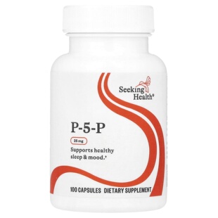 代购 Seeking Health P-5-P 25mg 5-磷酸吡哆醛维生素B6胶囊100粒