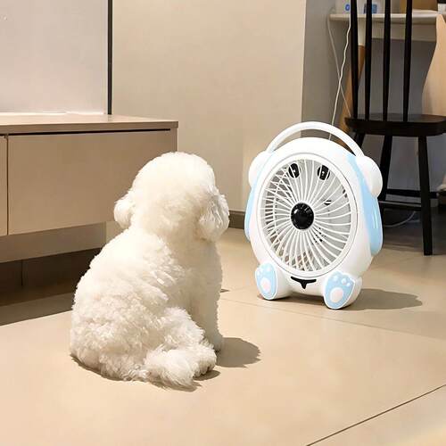 【狗狗专属的小风扇】狗狗降温风扇夏季消暑神器大风力迷你吹风机