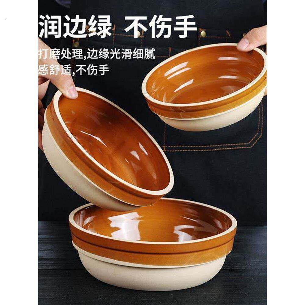 蒸饭碗陶瓷饭钵蒸菜碗土陶蒸笼饭碗饭店专用钵仔碗蒸饭土碗蒸蛋碗