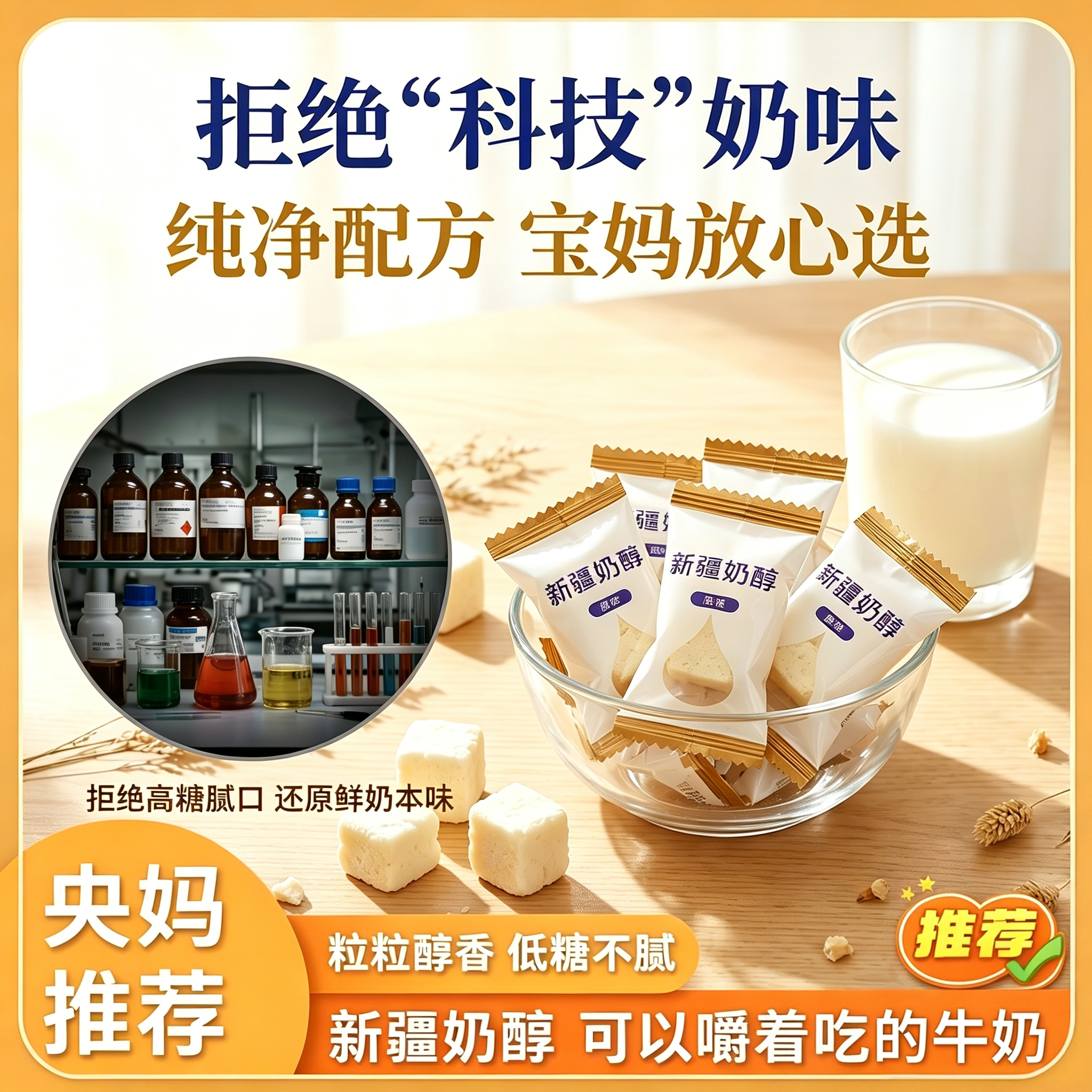 奶疙瘩新疆特产无添加酸奶正宗手工原味牛奶奶醇奶糖营养休闲零食