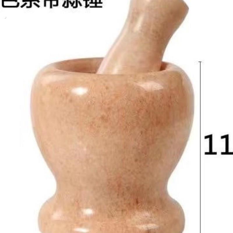 。捣蒜罐捣蒜神器老式砸蒜蒜泥器蒜锤压蒜器蒜臼子天然汉白玉石材