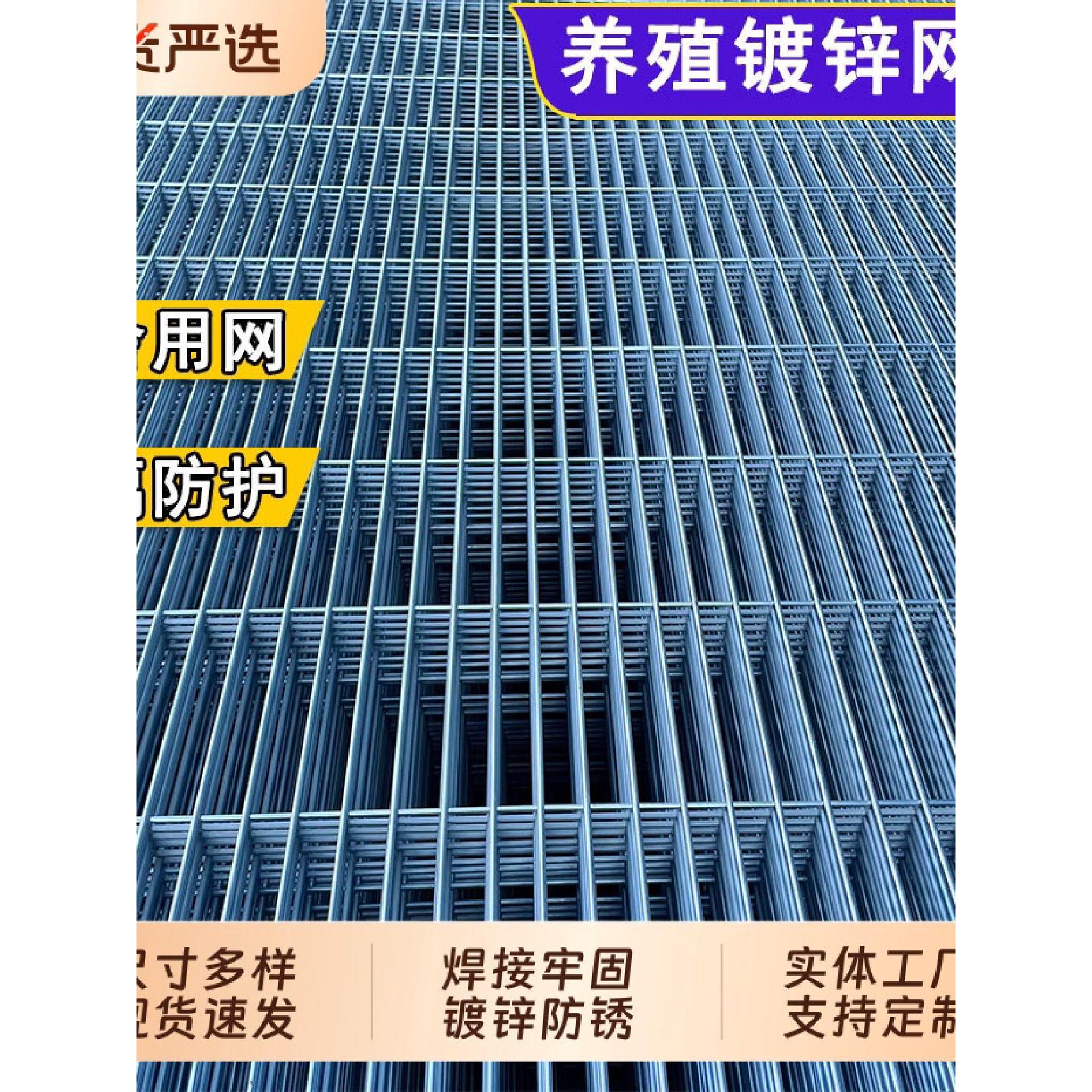 长孔镀锌铁丝网片狗笼鸽舍围栏踏网热镀锌养殖钢丝网加粗加密网格