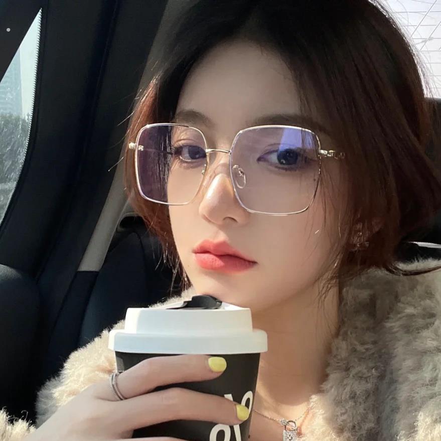 妆感镜素颜近视眼镜女大框显脸小韩版潮可配有度数防蓝光眼睛架