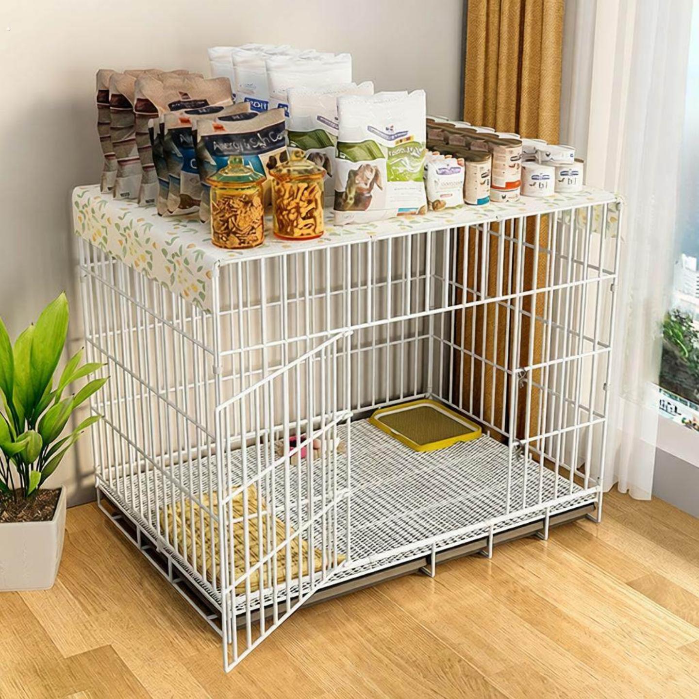 宠物围栏狗笼子小型犬家用室内栅栏不占地狗舍狗窝厕所猫笼猫别墅