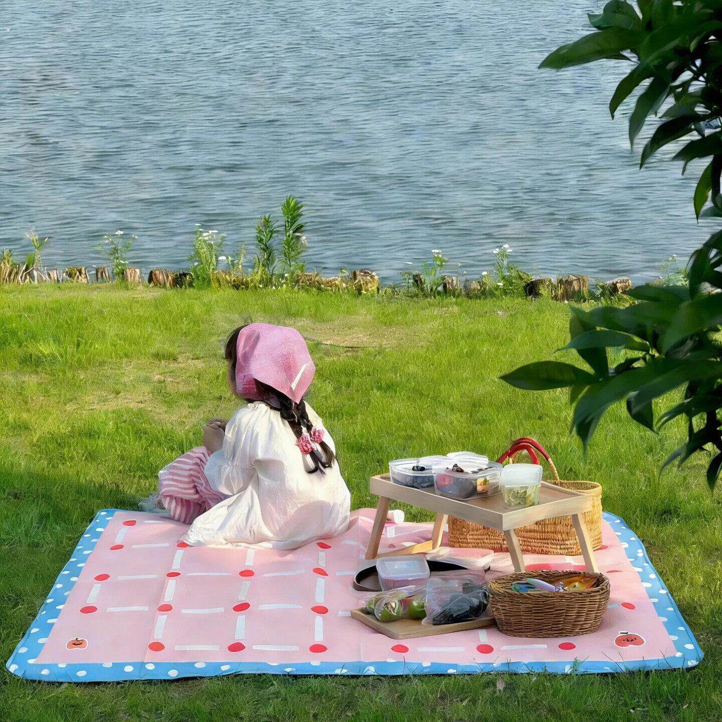 野餐垫春游野餐布草坪露营垫子防水防潮便携海边沙滩垫郊游拍照