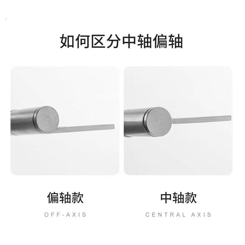 偏轴子母铰链不锈钢免开槽4寸5寸加厚静音轴承铰链房木门活叶折叠