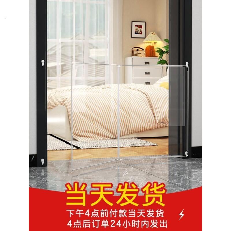 防猫跳挡板门挡板防猫防老鼠防跳隔板卧室厨房围栏可视屏风阳台养
