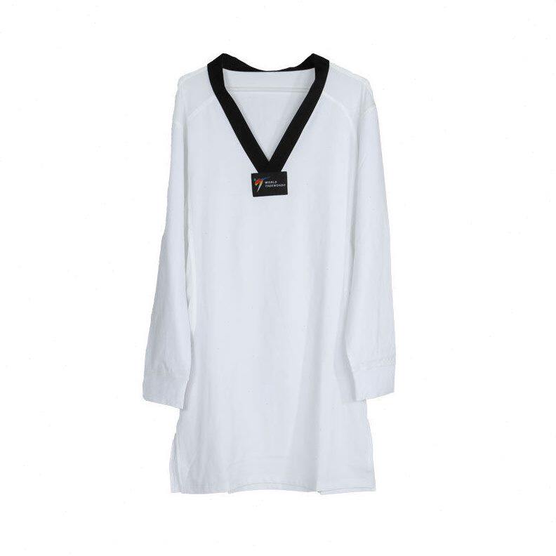 甄选跆拳道夏季训练服成人儿童衣服源头厂家印logo