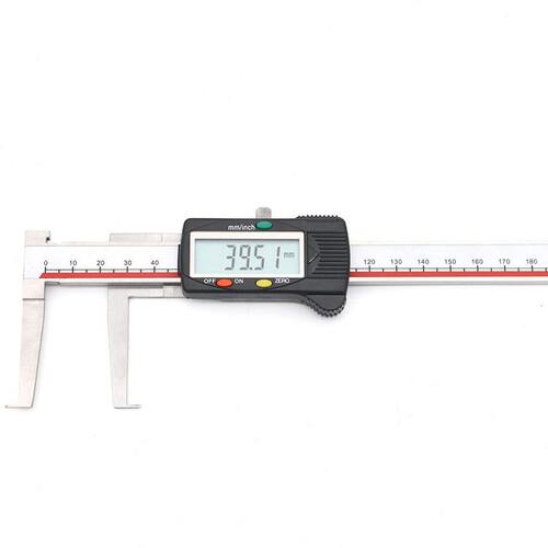 甄选广陆 刀头内沟槽数显卡尺17-300mm 0.01 内径不锈钢尺 115-11