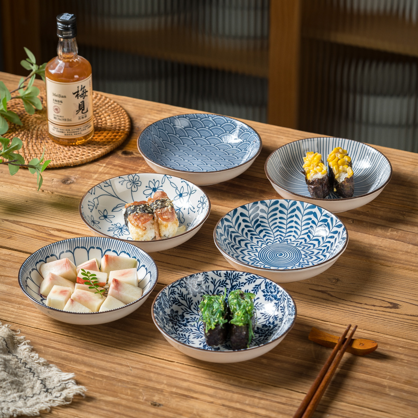 日式陶瓷5.5英寸小吃碟