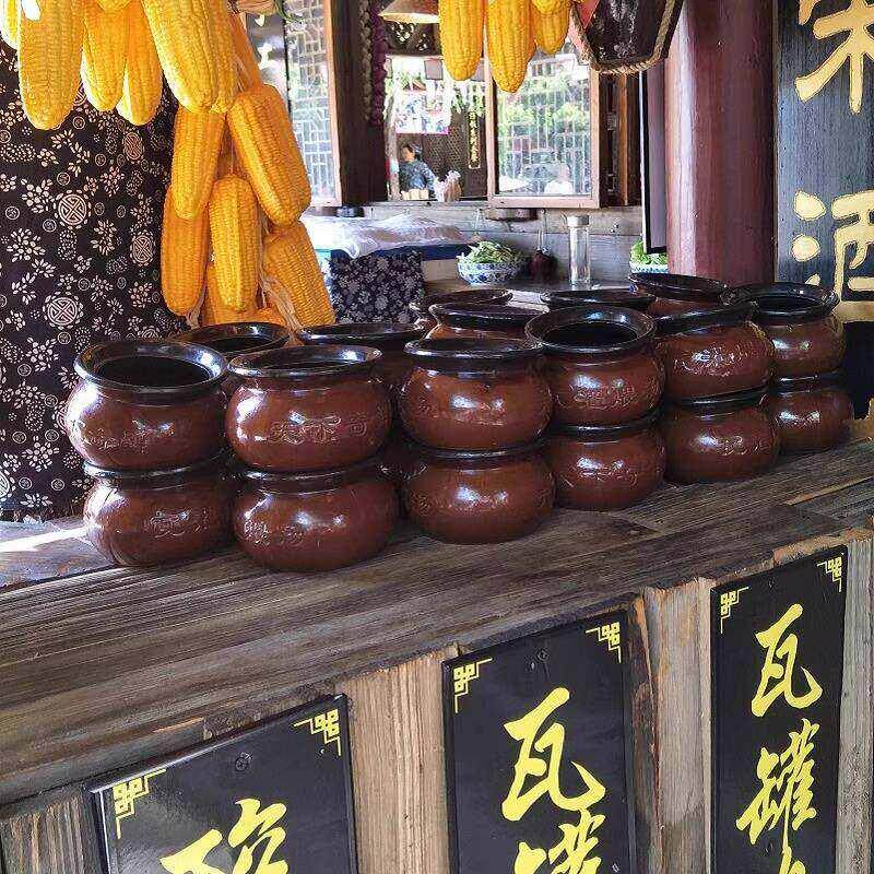 瓦罐汤罐商用江西煨汤炖罐南昌民间小坛子陶瓷汤炉沙县炖盅瓦罐汤