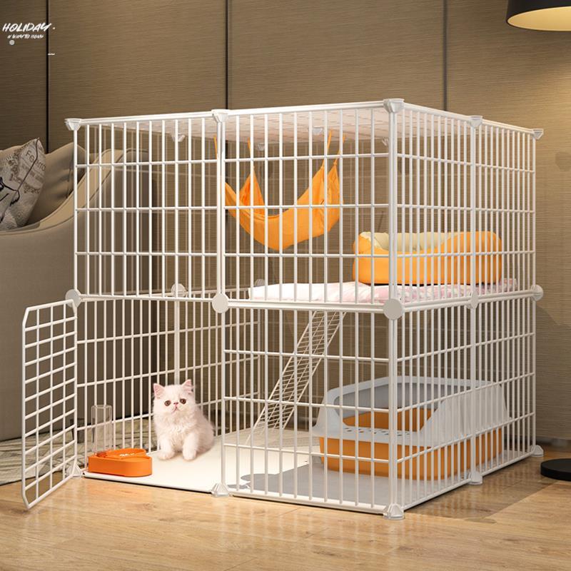 。猫别墅小户型特大号猫笼物家用日式两只猫的猫笼二层大一体式猫