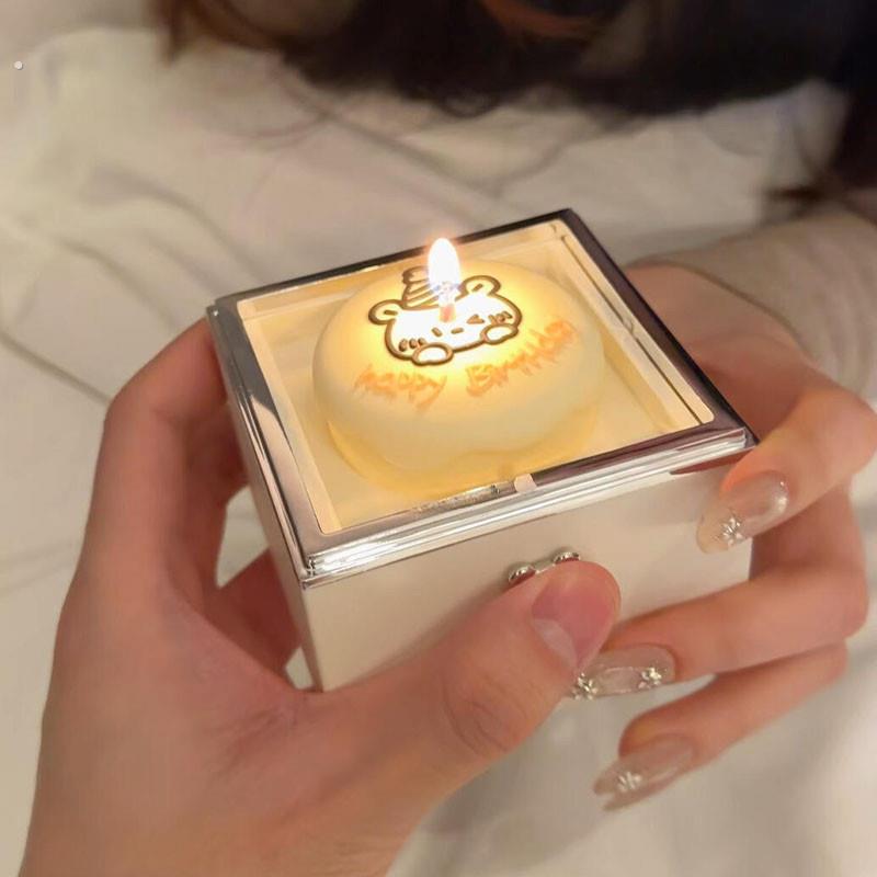 生日惊喜盒子蛋糕戒指翻转盒女生小众高级感浪漫礼物送女友厂家