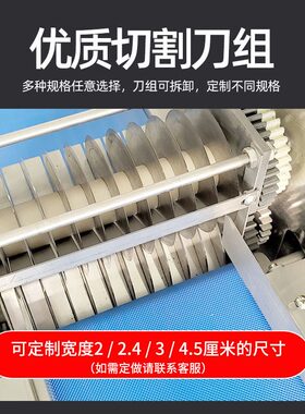 甄选新款商用鲜肉切丁机多功能电动穿串切块机肉类分条切条鸡柳切