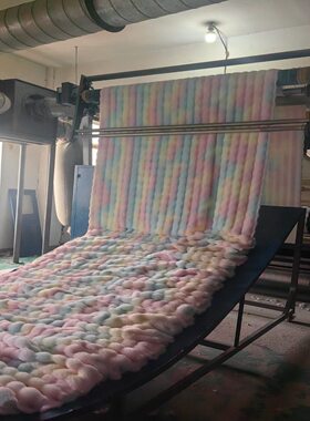 甄选900G泡泡绒兔毛扎染印花冬季加厚仿兔毛床上用品抱枕沙发垫毛