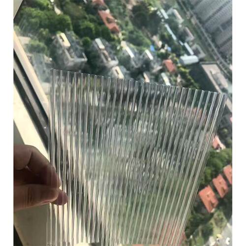 新型pc阳光板透明加厚耐力板中空磨砂蜂窝板插接板雨棚遮阳板定制