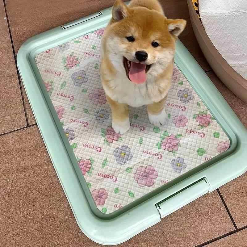 狗厕所小型犬小狗不湿脚防踩屎狗狗厕所大中型犬平板厕所盆便盆