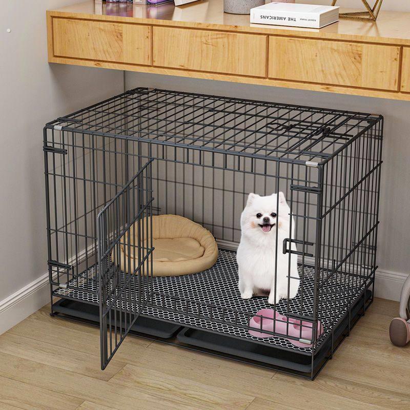 狗笼子中小型犬宠物狗狗围栏室内家用带分离厕所泰迪柯基空间栅栏