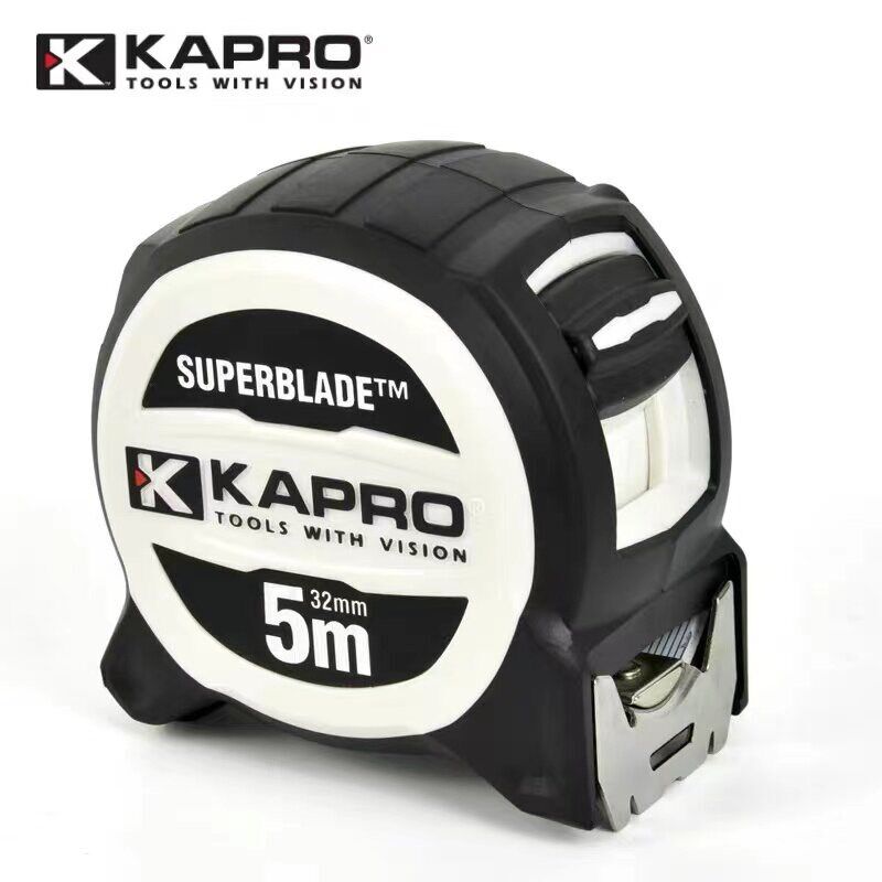 KAPRO开普路卷尺5米高精度钢卷尺子加厚加宽盒尺木工高精度钢卷尺