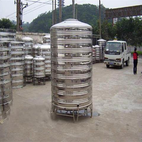 定制户外304不锈钢水箱水塔储水桶楼顶家用加厚大容量宿舍储水2吨