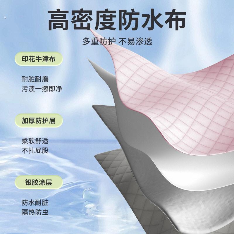 2025款户外野餐垫纯色款加厚防水隔热露营垫子可折叠可机洗