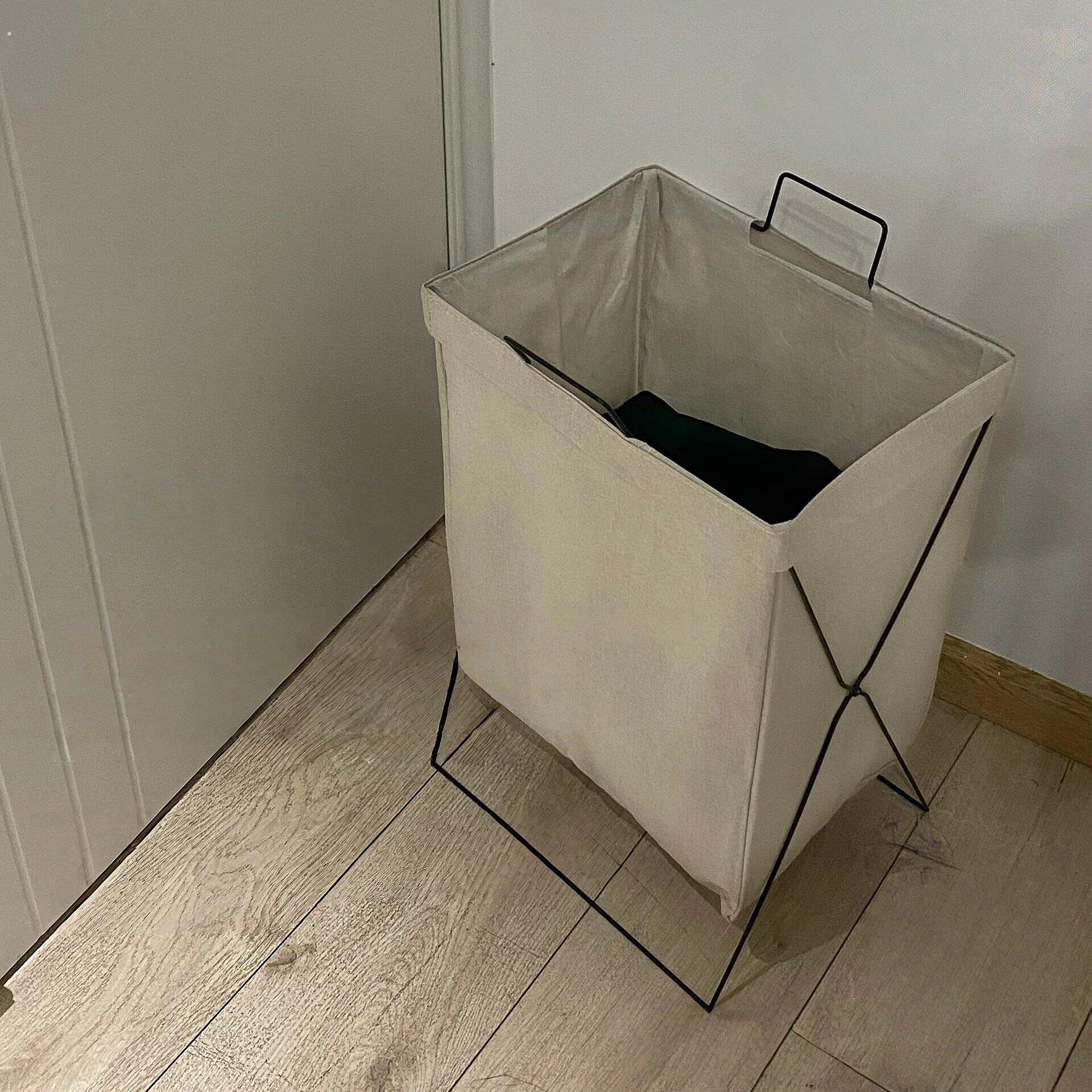 可折叠脏衣篓脏衣服收纳筐脏衣篮钢架卧室衣服整理浴室布艺化妆室