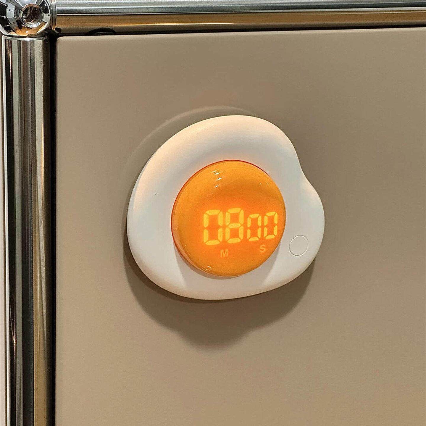 可爱彷真溏心蛋计时器厨房提醒器煮鸡蛋专用神器高颜值磁吸冰箱贴