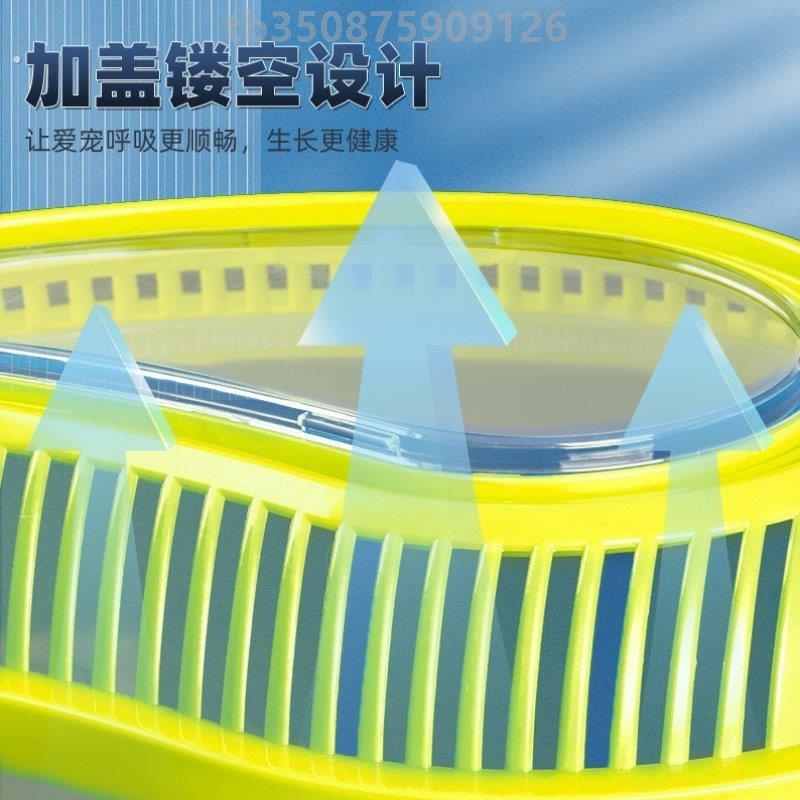 养乌龟专用盆大号乌龟缸饲养缸生态造景家用小型带盖子豪华别墅爬