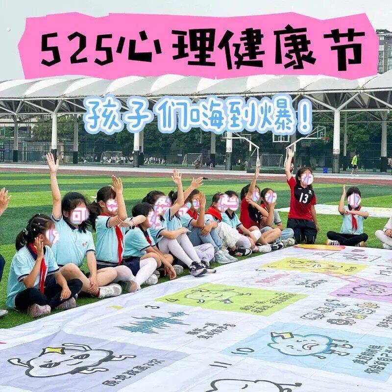 大型青少年心情心理健康情绪飞行棋地垫大中小学校生解压活动教具
