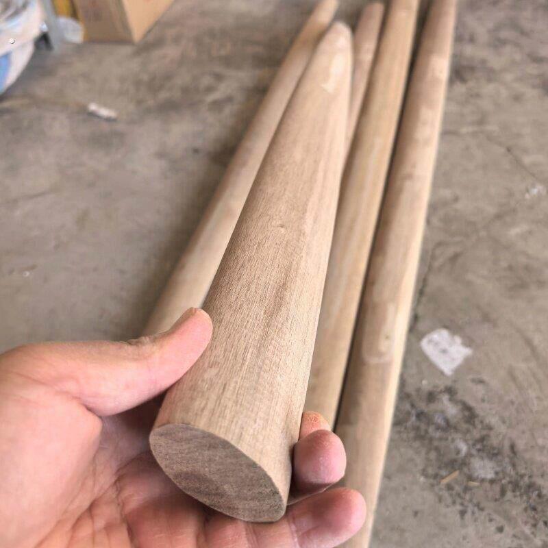 四川手工长短实木扁担桑麻树扁担挑水农用加厚家用可打孔打销钉