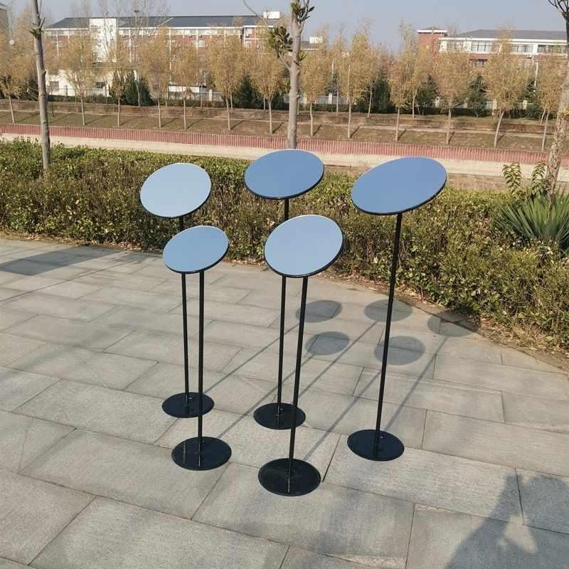 婚庆铁艺镜面路引橱窗甜甜圈区布置出场道具装饰舞台婚礼生日摆件