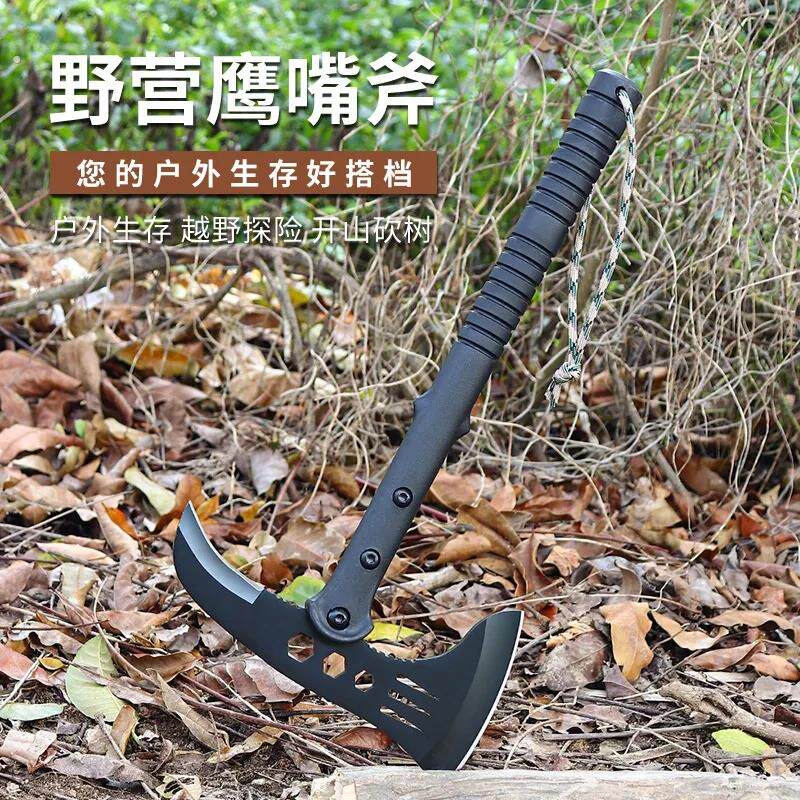 户外战术多功能开山斧子刃手斧头车载营地锋利斧头高硬度工地斧