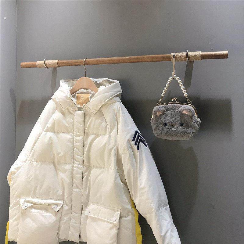服装店墙上挂衣架壁挂麻绳木棍衣杆正挂展架童装货架 女装展示架