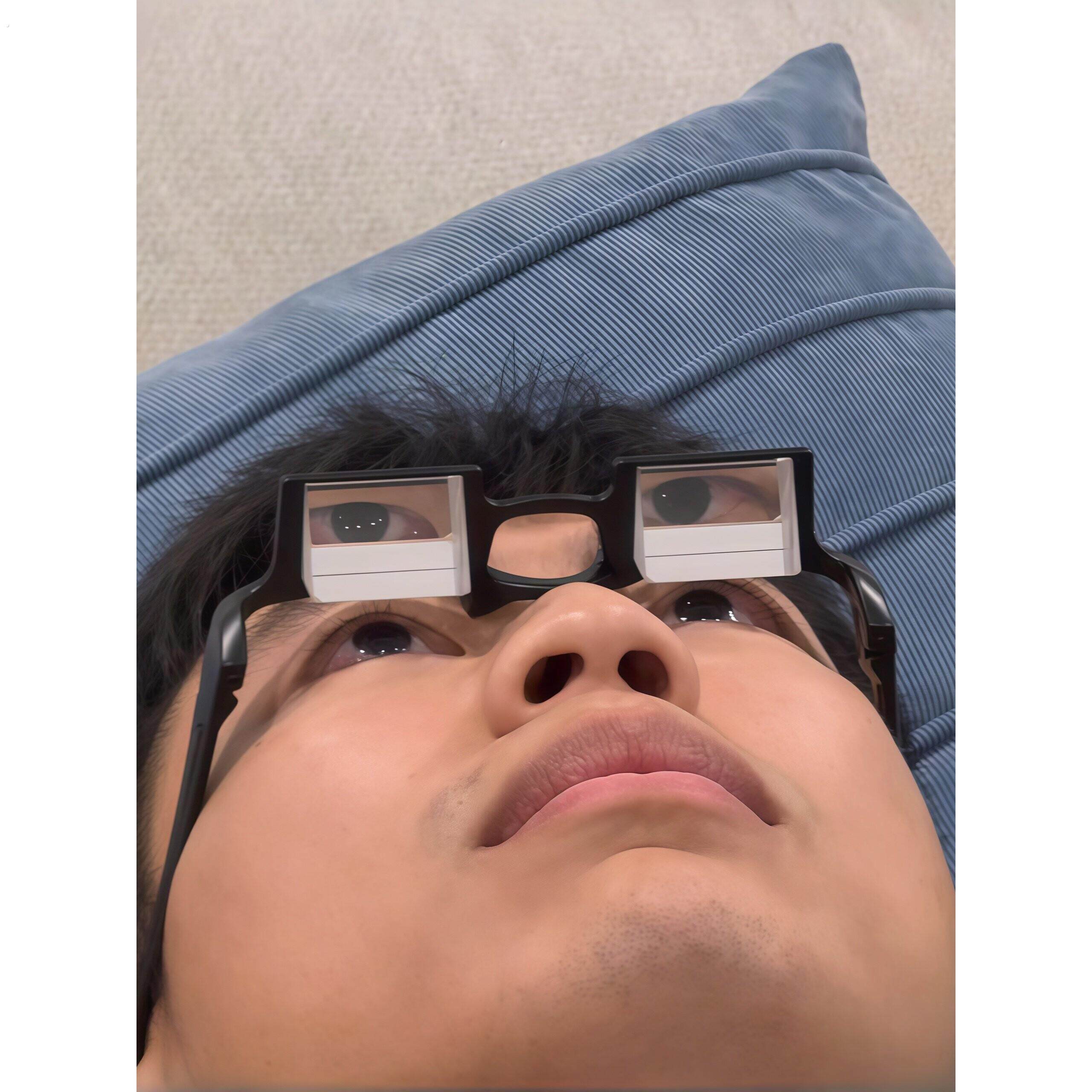 眼里有光！懒人眼镜折射躺卧式看手机电视神器高清反射颈椎防低头
