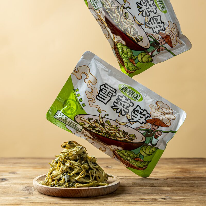 竹帮主雪菜笋农家脆嫩笋丝非即食下饭小菜烹饪做菜特产独立包装图片