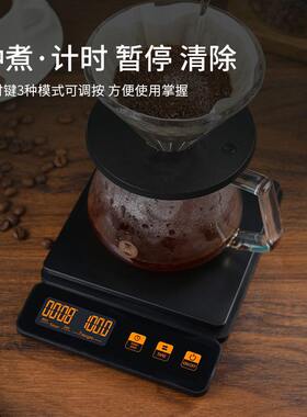 甄选2022新款咖啡秤 厨房秤 电子秤 咖啡电子称 精度家用电子秤莱