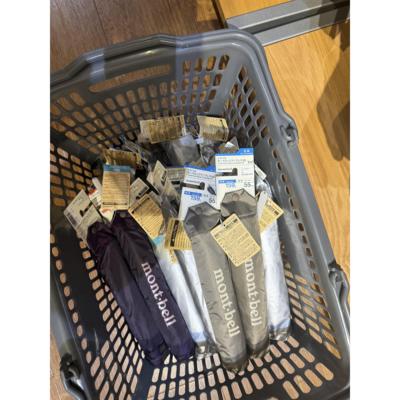 HYPE现货 正品美山montbell umbrella超轻UV防紫外线折叠雨伞
