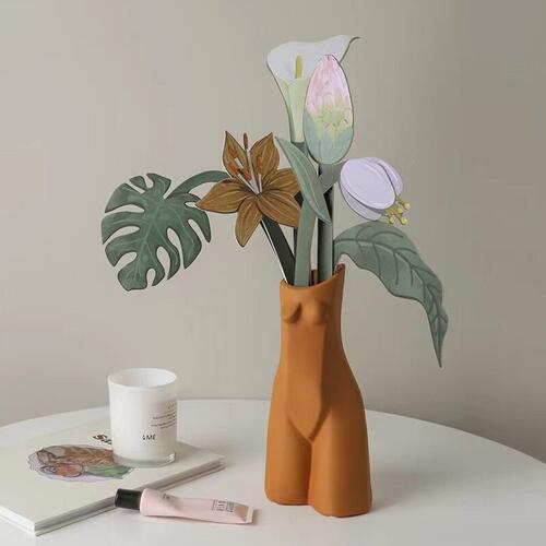 甄选纸花花艺扩香香薰香片家居装饰品香薰花卡花摆件