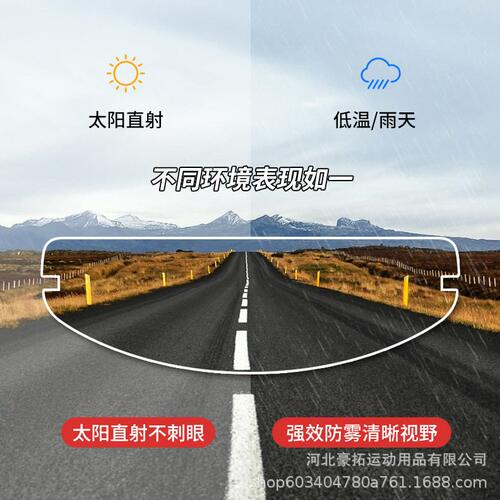 甄选hanstate捍邦头盔镜片防雾贴膜清变色龙摩托车全盔通用防雾贴