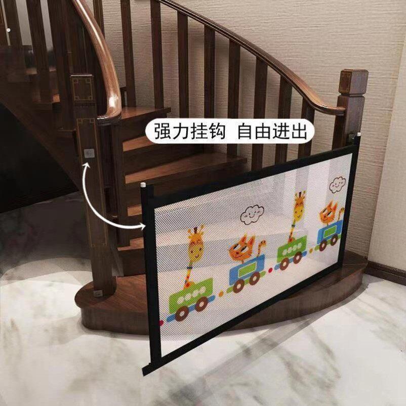 自建房楼梯口隔断门小孩围栏安全护栏拦门栅栏楼梯口封闭门间隙